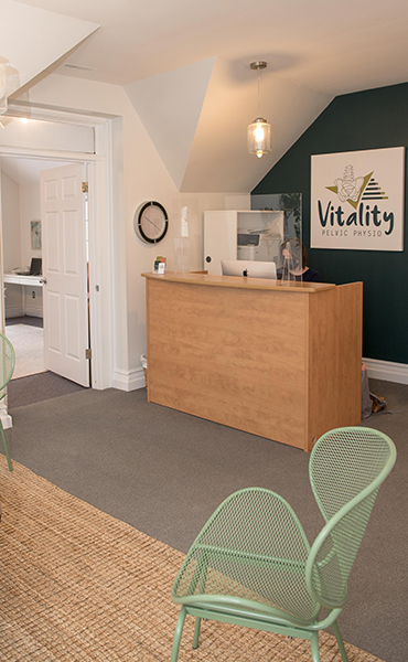 gallery-img-1-update A picture of the reception area of the Vitality Pelvic Physio clinic